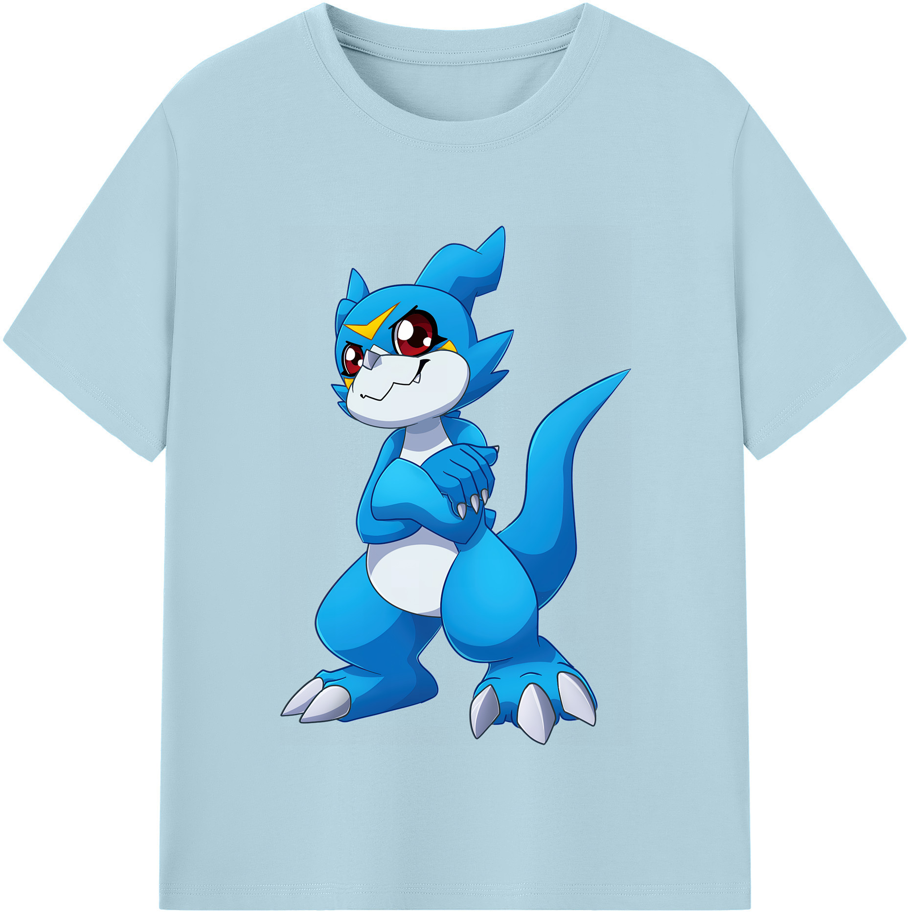 （画像用） Digimon デジタルモンスター/デジモン 綿100％半袖Tシャツ（フロントプリント）
